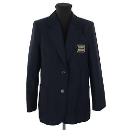 Miu Miu Wollblazer Blau