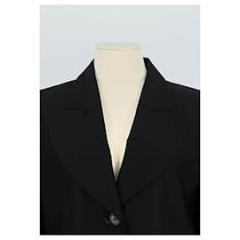 Saint Laurent-Blazer en laine-Noir