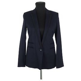 The Kooples Blauer Wollblazer Blau