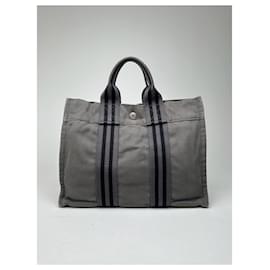 Hermès-Sacs à main HERMES T. Synthétique-Gris