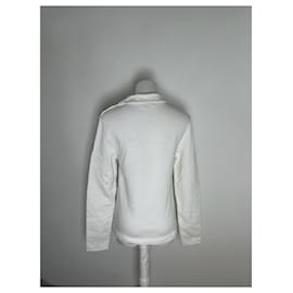 Balenciaga-Vintage Balenciaga Navy White striped sweater-White