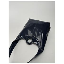 Céline-CELINE Handbags T.  Patent leather-Navy blue