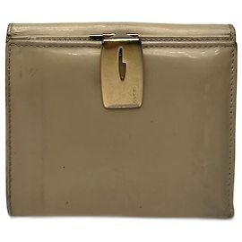 Vintage Gucci leather wallet beige Beige