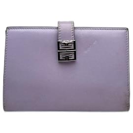 Givenchy-Portefeuilles GIVENCHY T. Cuir-Violet