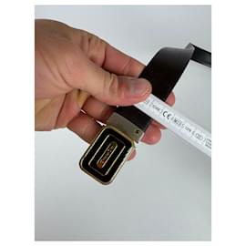 Dior-Ceinture DIOR T.cm 90 en cuir-Marron