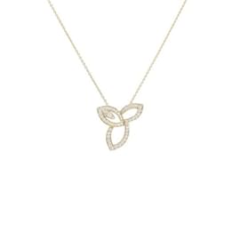 Harry Winston-Collier Harry Winston Lily Cluster en or jaune 18 carats-Autre