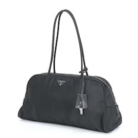 Prada-Sac à épaule Triangle en nylon Tessuto de Prada-Noir