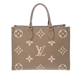 Louis Vuitton-Louis Vuitton Monogram Empreinte On the Go MM 2WAY Tote-Grey