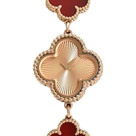 Orologio Sweet Alhambra con quadrante rosa di Van Cleef & Arpels Altro