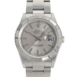 Rolex-Rolex Datejust 36 Thunderbird 16264 Silver Bar Dial Watch-Other