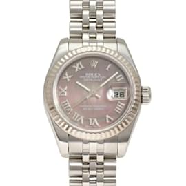 Rolex-Montre Rolex Datejust 26 179174NR avec cadran romain noir-Autre