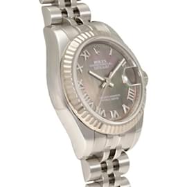 Rolex-Montre Rolex Datejust 26 179174NR avec cadran romain noir-Autre