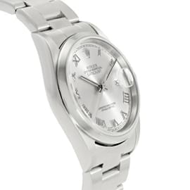 Rolex-Rolex Datejust 36 16200 Silver Roman Dial Watch-Other