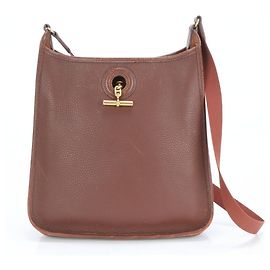Hermès Vespa PM Ledertasche Braun