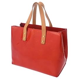 Louis Vuitton-Sac à main Louis Vuitton Monogram Vernis Reed PM-Rouge
