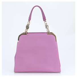 Bulgari-Sac à épaule en cuir violet Bvlgari Monete-Violet