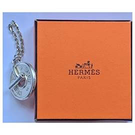 Hermès-Porte clés Token Hermès Argent-Argenté