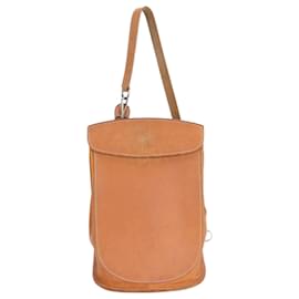 Hermès-Sacoche en cuir Pourcel d'Hermès-Marron