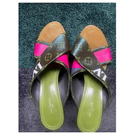 Louis Vuitton-Sandals-Brown