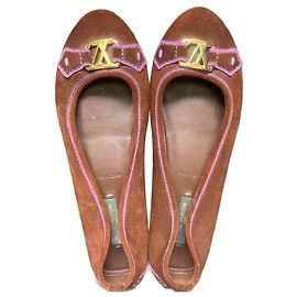 Louis Vuitton Ballettschuhe Dunkelviolett