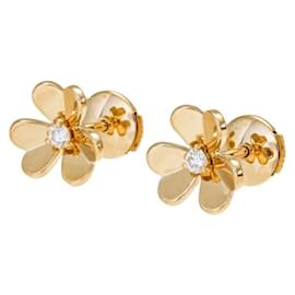 Van Cleef & Arpels-Boucles d'oreilles Mini Modèle Frivole K18 Or Jaune de Van Cleef & Arpels-Autre