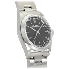 Rolex-Montre Rolex Oyster Perpetual 77080 avec cadran noir pour femmes-Autre