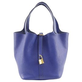 Hermès Borsa Hermes Picotin Lock 22 MM Blu
