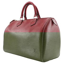 Louis Vuitton-Sac à main Louis Vuitton Speedy 30-Rouge