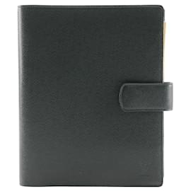 Louis Vuitton-Couverture de planificateur GM Agenda en cuir Taiga Louis Vuitton-Autre,Vert foncé