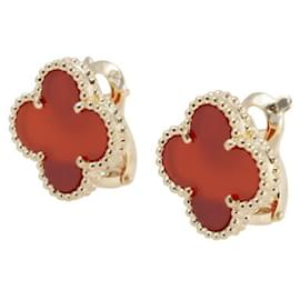 Van Cleef & Arpels-Boucles d'oreilles en or jaune 18k Van Cleef & Arpels Alhambra-Autre