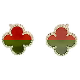 Van Cleef & Arpels-Boucles d'oreilles en or jaune 18k Van Cleef & Arpels Alhambra-Autre