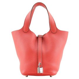 Hermès Hermes Picotin Lock 18 PM Handbag Pink