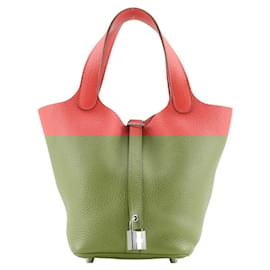Hermès-Sac à main Hermes Picotin Lock 18 PM-Rose