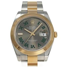 Rolex-Rolex Datejust 41 126303 Slate Green Roman Dial Men's Watch-Other