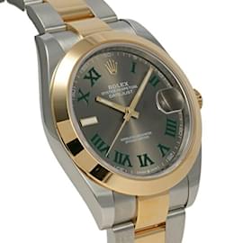 Rolex-Rolex Datejust 41 126303 Slate Green Roman Dial Men's Watch-Other