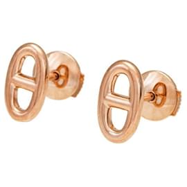 Hermès-Hermes Chaine d'Ancre Farandole TPM K18 Rose Gold Earrings-Other