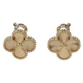 Van Cleef & Arpels-Boucles d'oreilles en or jaune 18k Van Cleef & Arpels Alhambra-Autre