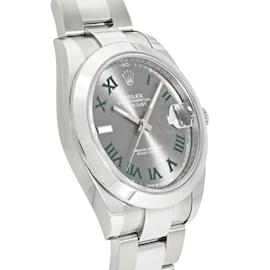 Rolex-Rolex Datejust 41 126300 Slate Green Roman Dial Men's Watch-Other