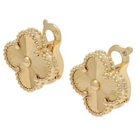 Van Cleef & Arpels-Boucles d'oreilles en or jaune 18k Van Cleef & Arpels Alhambra-Autre