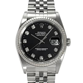 Rolex-Rolex Datejust 36 16234G Black Dial Men's Watch-Other