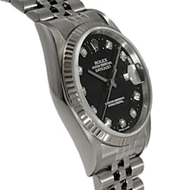 Rolex-Rolex Datejust 36 16234G Black Dial Men's Watch-Other