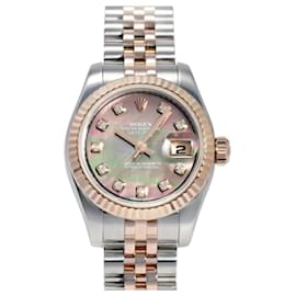 Rolex-Montre pour femmes Rolex Datejust 26 cadran noir-Autre