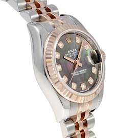 Rolex-Montre pour femmes Rolex Datejust 26 cadran noir-Autre