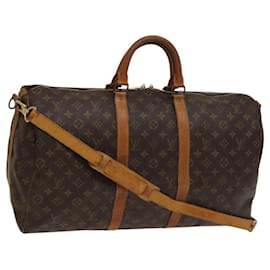 Louis Vuitton-Louis Vuitton Keepall Bandouliere 50-Brown