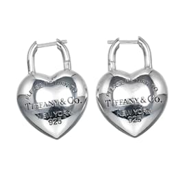 Tiffany & Co-Boucles d'oreilles en forme de cœur plein de Tiffany & Co.-Autre
