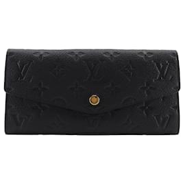 Louis Vuitton-Portefeuille long Monogram Empreinte Louis Vuitton-Noir