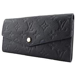 Louis Vuitton-Portefeuille long Monogram Empreinte Louis Vuitton-Noir
