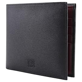 Loewe-Loewe Anagram Bi-fold Wallet-Black