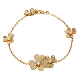 Van Cleef & Arpels-Bracelet Van Cleef & Arpels Frivole 5 Fleurs en or jaune 18K-Autre