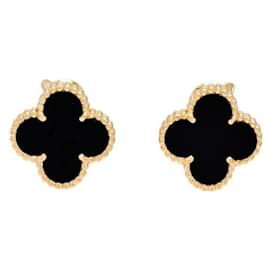 Van Cleef & Arpels-Boucles d'oreilles en or jaune 18k Van Cleef & Arpels Alhambra-Autre